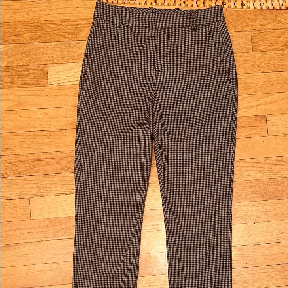 Zara Women’s Brown Plaid Dress Pants XS